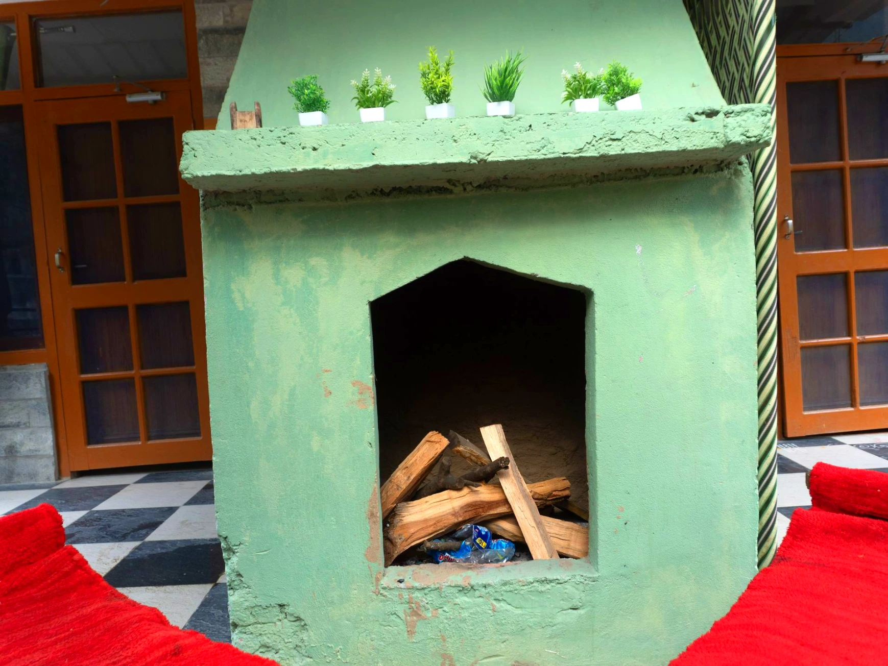 Mountain view from Tirthan Midpoint Homestay in Tirthan Valley